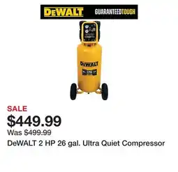 Tractor Supply Company DeWALT 2 HP 26 gal. Ultra Quiet Compressor offer