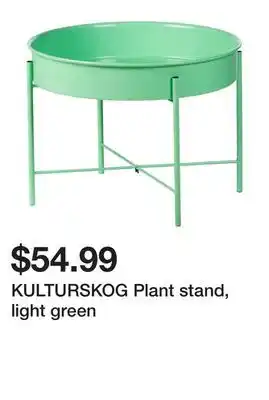 Ikea KULTURSKOG Plant stand, light green offer