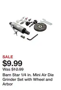 Tractor Supply Company Barn Star 1/4 in. Mini Air Die Grinder Set with Wheel and Arbor offer