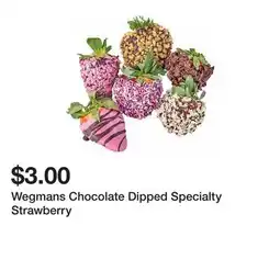 Wegmans Wegmans Chocolate Dipped Specialty Strawberry offer