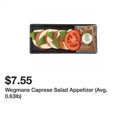 Wegmans Wegmans Caprese Salad Appetizer (Avg. 0.63lb) offer