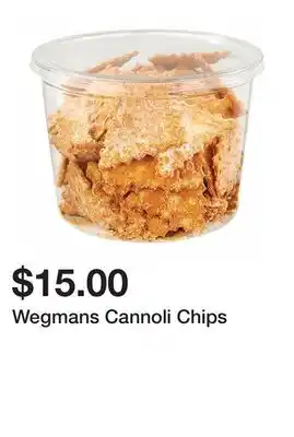 Wegmans Wegmans Cannoli Chips offer