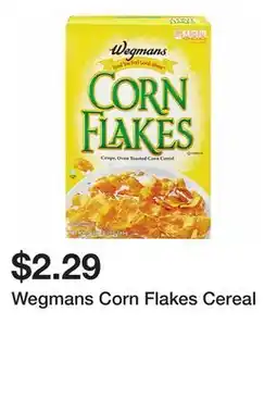 Wegmans Wegmans Corn Flakes Cereal offer