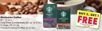 Family Fresh Market Starbucks Coffee offer
