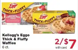 Family Fresh Market Kellogg's Eggo Thick & Fluffy Waffles offer
