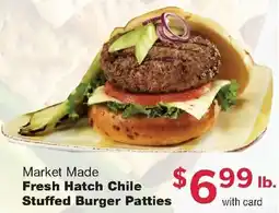 Family Fresh Market Fresh Hatch Chile Stuffed Burger Patties offer