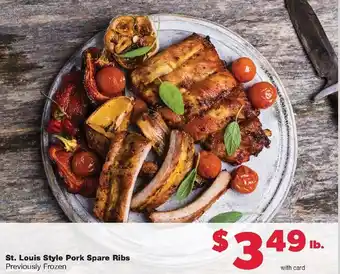 Family Fresh Market St. Louis Style Pork Spare Ribs offer