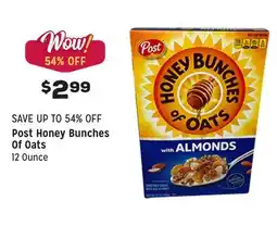 Grocery Outlet Honey Bunches Of Oats offer