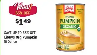 Grocery Outlet Org Pumpkin offer