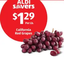 Aldi California Red Grapes offer