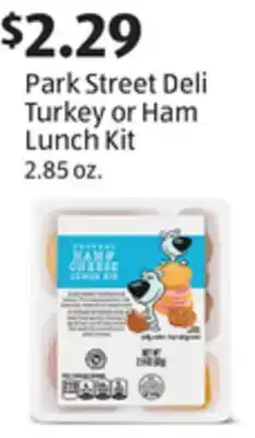 Aldi Park Street Deli Turkey or Ham Lunch Kit offer