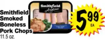 Superior Grocers Smithfield Smoked Boneless Pork Chops offer