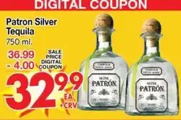 Superior Grocers Silver Patron Tequila offer