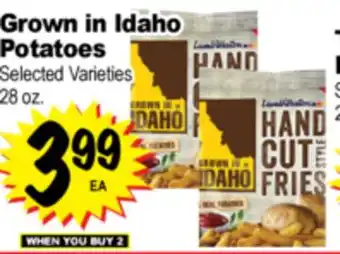 Superior Grocers Grown in Idaho Potatoes offer