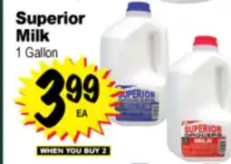 Superior Grocers Superior Milk offer