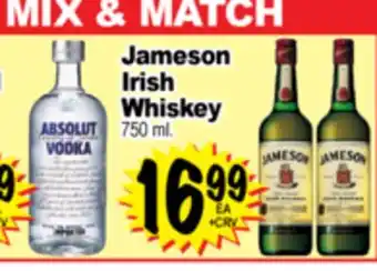 Superior Grocers Jameson Irish Whiskey offer