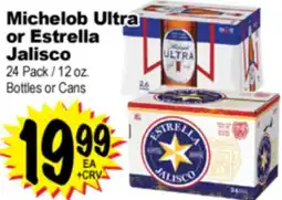 Superior Grocers Michelob Ultra or Estrella Jalisco offer