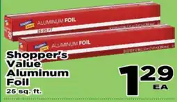 Superior Grocers Shopper's Value Aluminum Foil offer