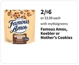 Walgreens Famous Amos, Keebler or Mother's Cookies offer