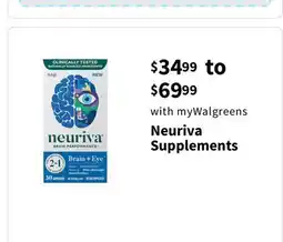 Walgreens Neuriva Supplements offer