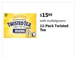 Walgreens 12-Pack Twisted Tea offer