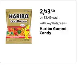 Walgreens Haribo Gummi Candy offer