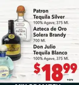 Vallarta Supermarkets Patron Tequila Silver offer