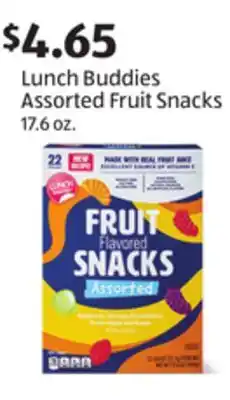 Aldi Lunch Buddies Assorted Fruit Snacks offer