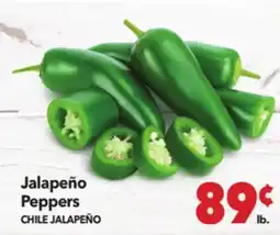 Vallarta Supermarkets Jalapeño Peppers / CHILE JALAPEÑO offer