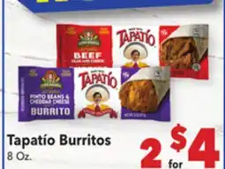 Vallarta Supermarkets Tapatío Burritos offer