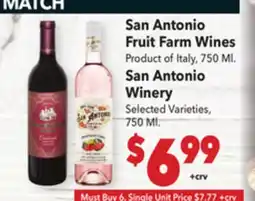 Vallarta Supermarkets San Antonio Fruit Farm Wines offer
