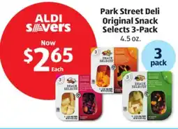 Aldi Park Street Deli Original Snack Selects 3-Pack offer