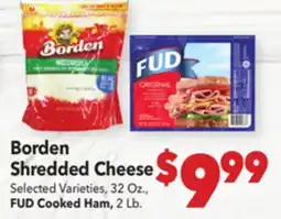 Vallarta Supermarkets Borden Shredded Cheese offer