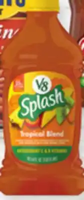 Vallarta Supermarkets V8 Splash Juice Drinks offer