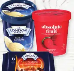 Vallarta Supermarkets London Dairy Ice Cream offer