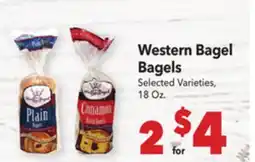 Vallarta Supermarkets Western Bagel Bagels offer
