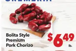 Vallarta Supermarkets Bolita Style Premium Pork Chorizo offer