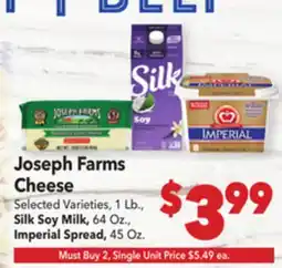 Vallarta Supermarkets Joseph Farms Cheese offer