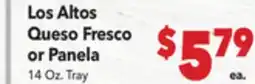 Vallarta Supermarkets Los Altos Queso Fresco or Panela offer
