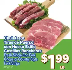 El Super Fresh Country Style Strips offer