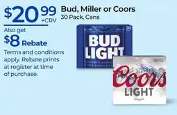 Rite Aid Bud, Miller or Coors offer