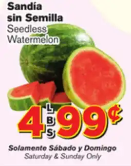 El Super Fresh Seedless Watermelon offer
