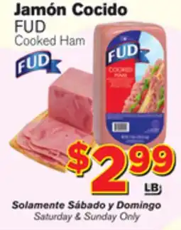 El Super Fresh FUD Cooked Ham offer