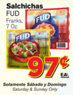 El Super Fresh FUD Franks offer