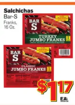 El Super Fresh Bar-S Franks Franks offer