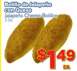 El Super Fresh Jalapeño Cheese Bolillos offer
