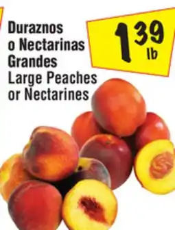 El Super Large Peaches or Nectarines offer