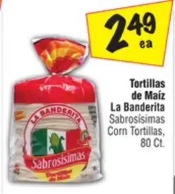 El Super Sabrosísimas Corn Tortillas offer