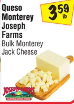 El Super Joseph Farms Bulk Monterey Jack Cheese offer