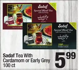 Super King Markets Sadaf Tea with Cardamom or Early Grey offer